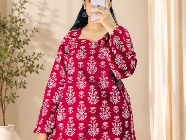 Gulnaar Floral Kurti