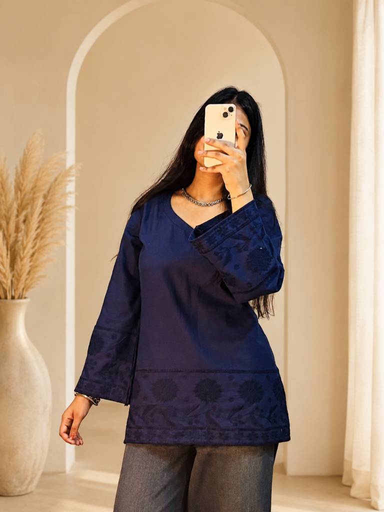 Neera Chikan Print Kurti