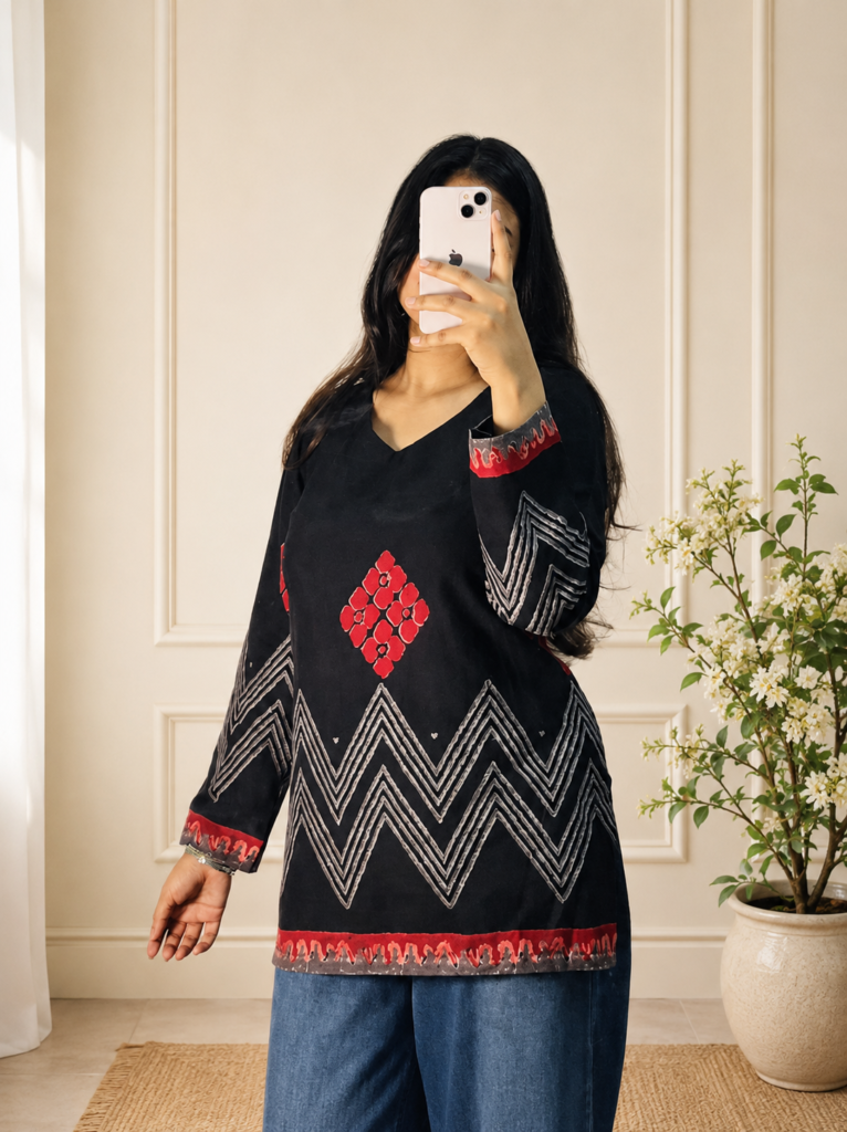 Yaamini Corset Back Cotton Kurti